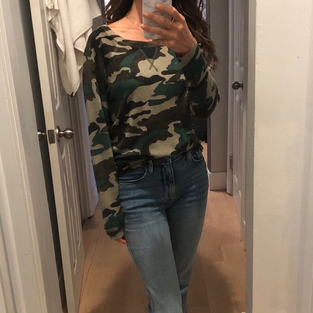 J. Crew Camo Sweater